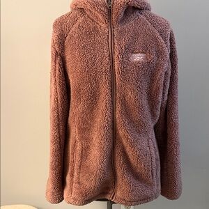 Reebok Women's Cozy Teddy Jacket - Warm Brown